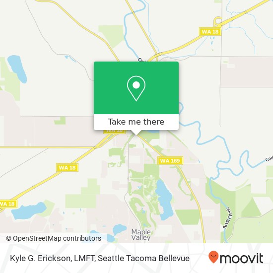 Mapa de Kyle G. Erickson, LMFT