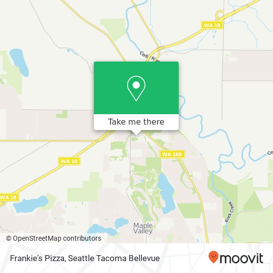 Frankie's Pizza map