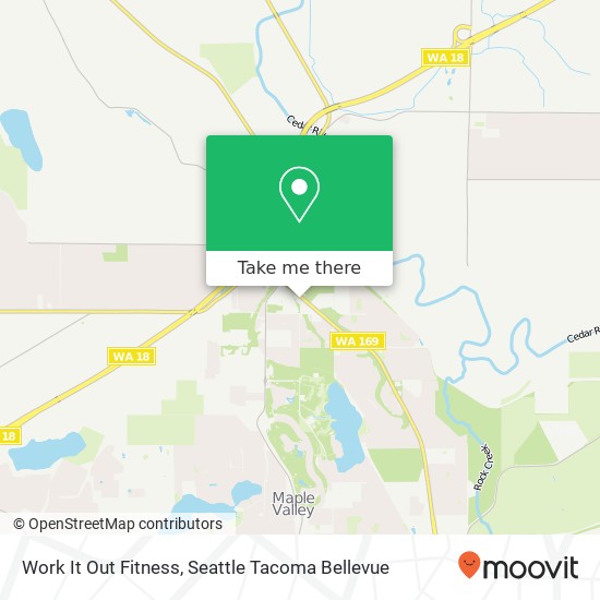 Work It Out Fitness map