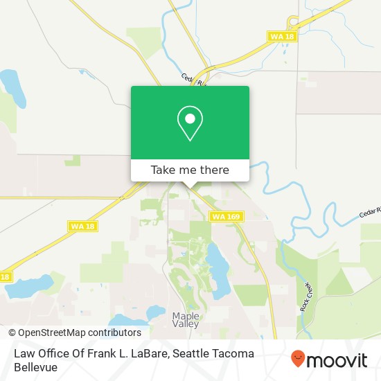 Mapa de Law Office Of Frank L. LaBare
