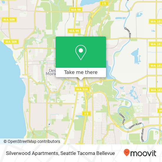 Silverwood Apartments map