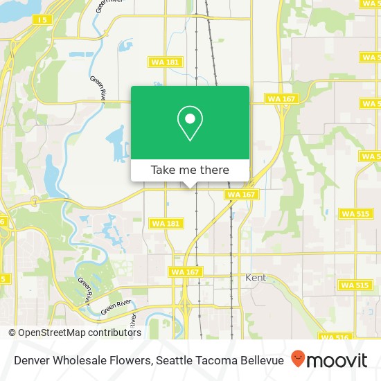 Denver Wholesale Flowers map