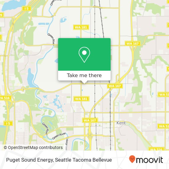 Puget Sound Energy map