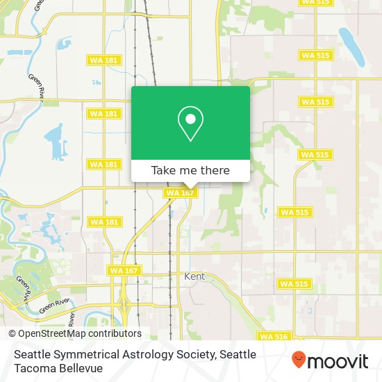 Seattle Symmetrical Astrology Society map