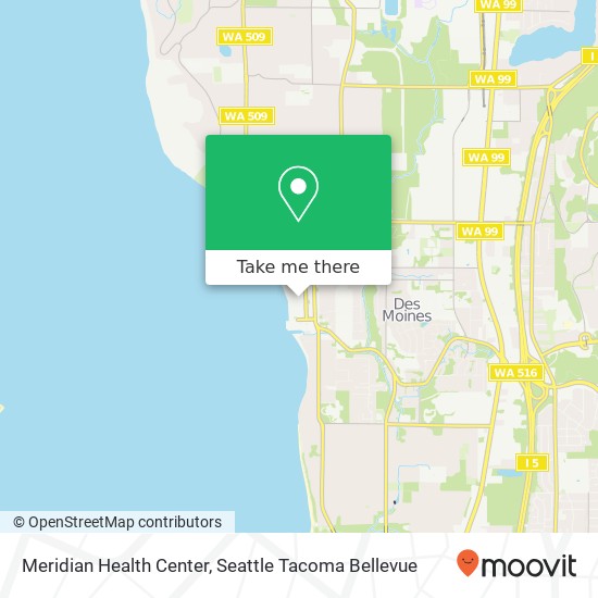 Meridian Health Center map