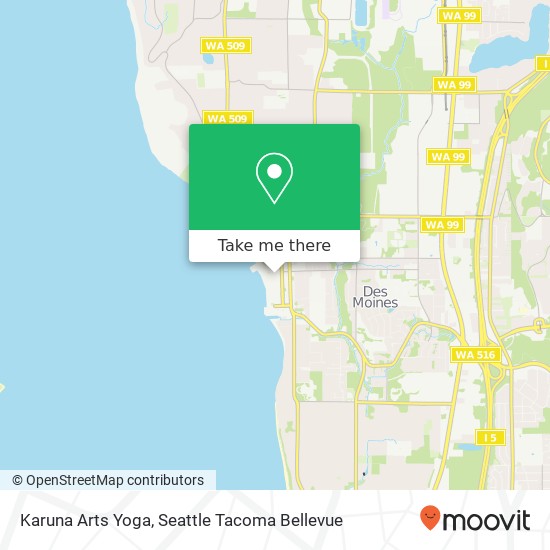 Karuna Arts Yoga map