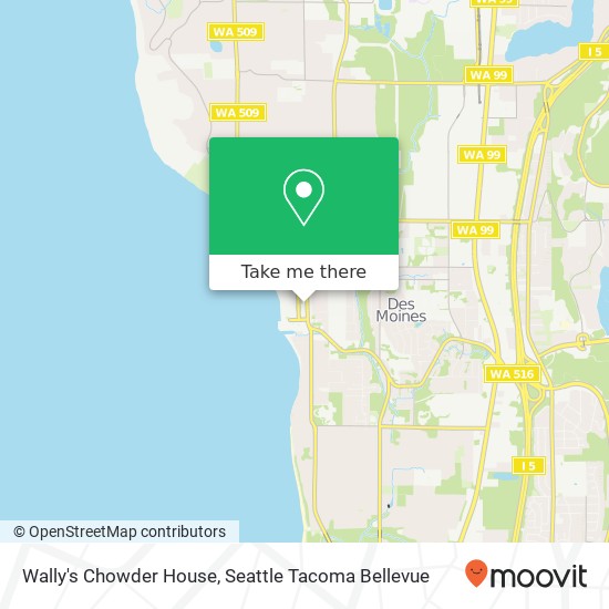 Wally's Chowder House map