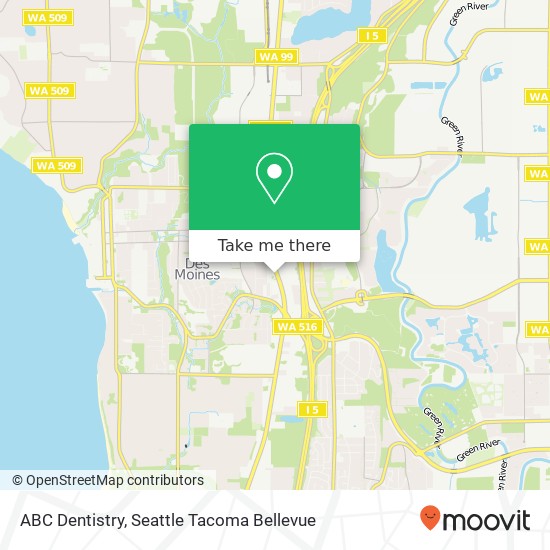 Mapa de ABC Dentistry