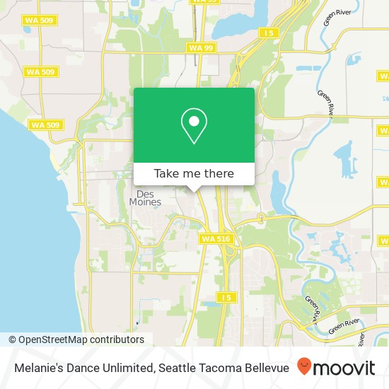 Melanie's Dance Unlimited map