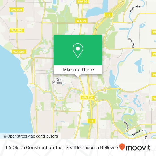 LA Olson Construction, Inc. map