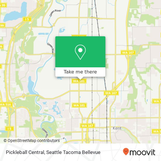 Mapa de Pickleball Central