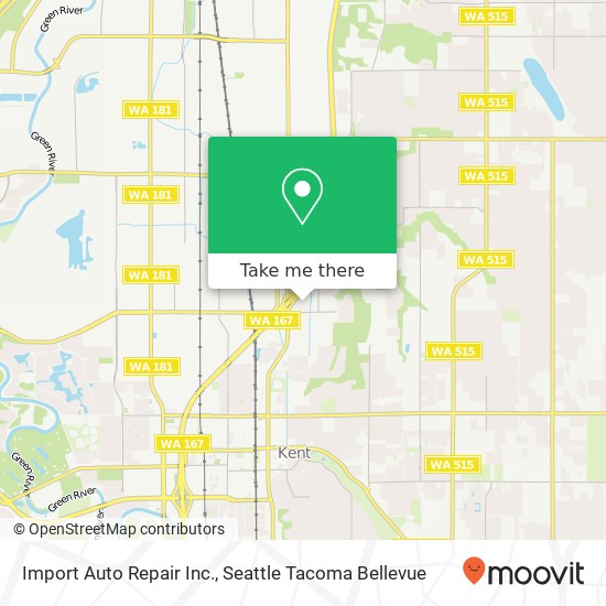 Import Auto Repair Inc. map