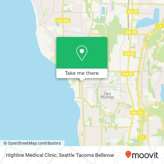 Highline Medical Clinic map