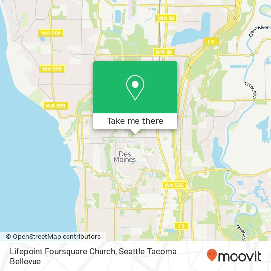 Mapa de Lifepoint Foursquare Church