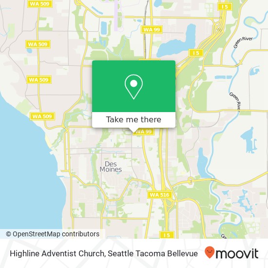 Mapa de Highline Adventist Church