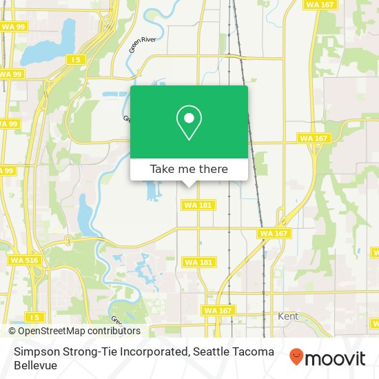 Mapa de Simpson Strong-Tie Incorporated