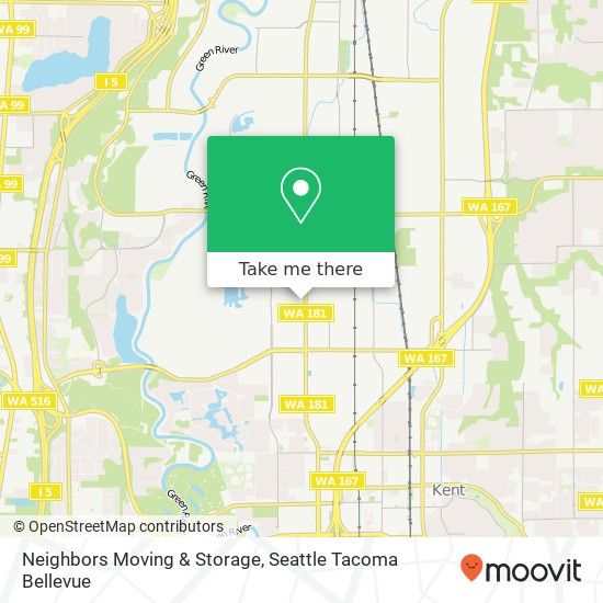 Neighbors Moving & Storage map