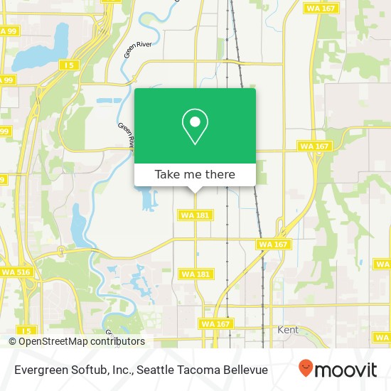 Evergreen Softub, Inc. map