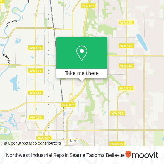 Mapa de Northwest Industrial Repair