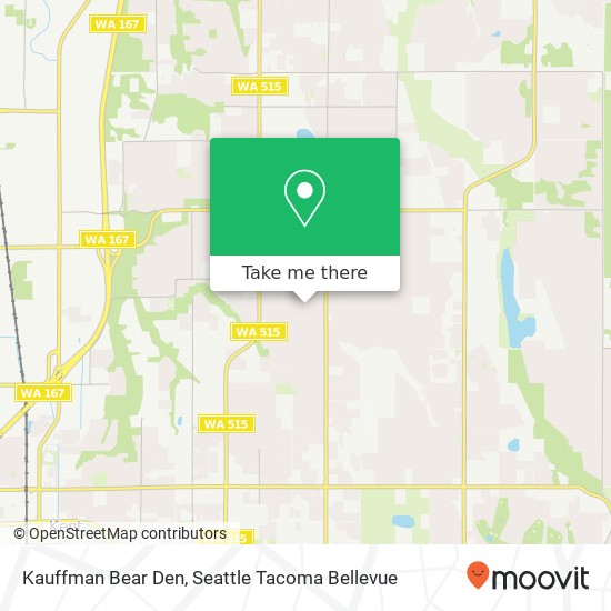 Mapa de Kauffman Bear Den