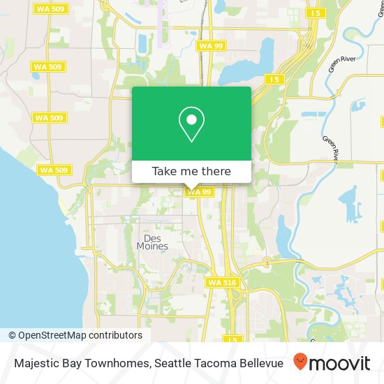 Mapa de Majestic Bay Townhomes