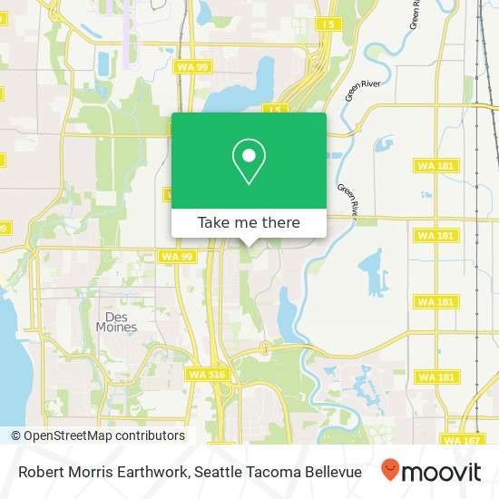 Robert Morris Earthwork map