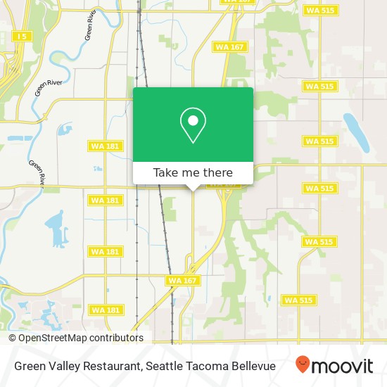 Green Valley Restaurant map