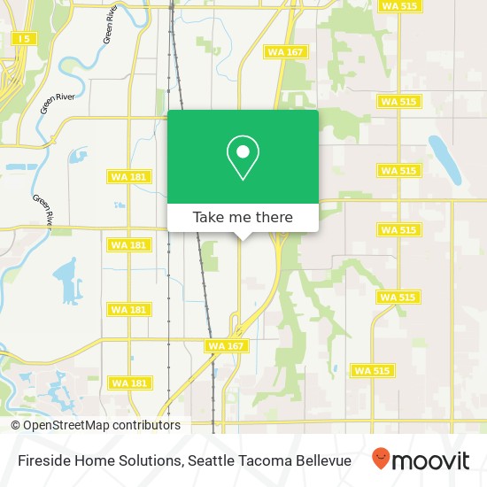 Fireside Home Solutions map