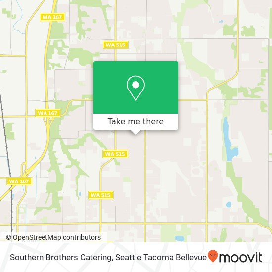 Southern Brothers Catering map