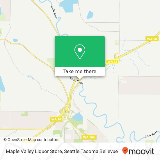 Maple Valley Liquor Store map
