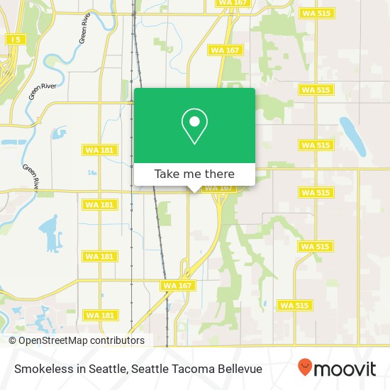 Mapa de Smokeless in Seattle