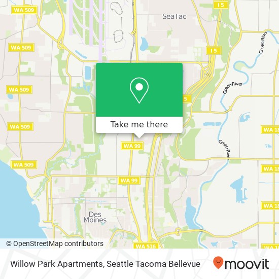 Willow Park Apartments map