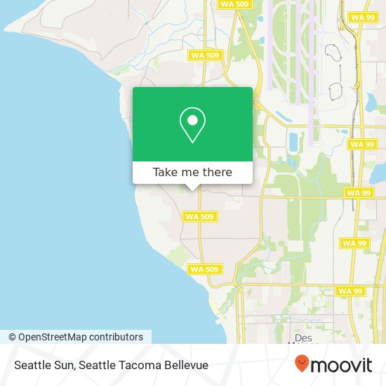 Seattle Sun map