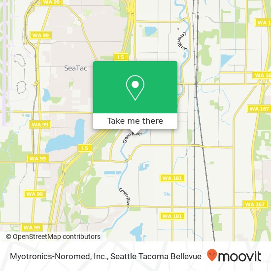 Mapa de Myotronics-Noromed, Inc.