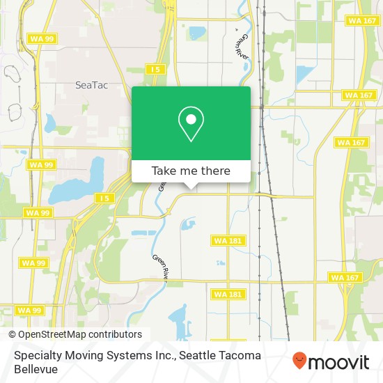 Mapa de Specialty Moving Systems Inc.