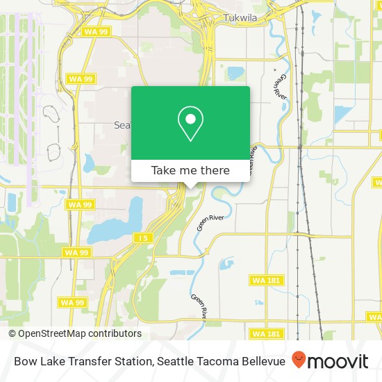 Mapa de Bow Lake Transfer Station