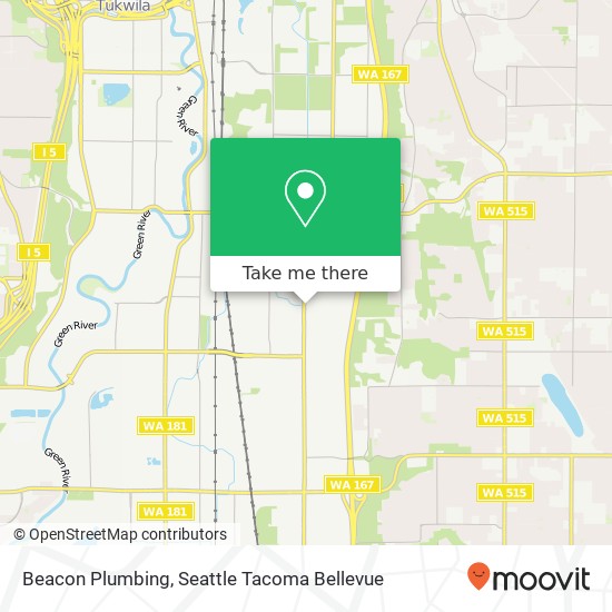 Mapa de Beacon Plumbing