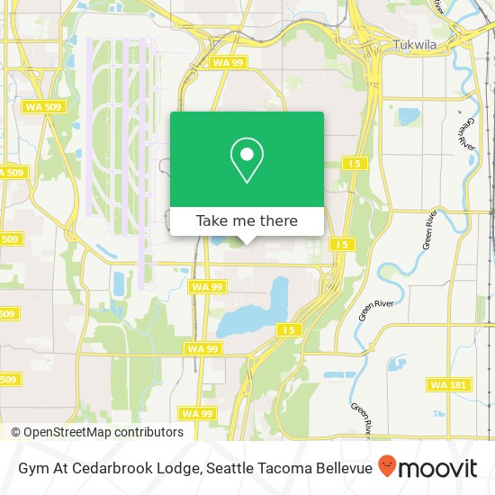 Gym At Cedarbrook Lodge map