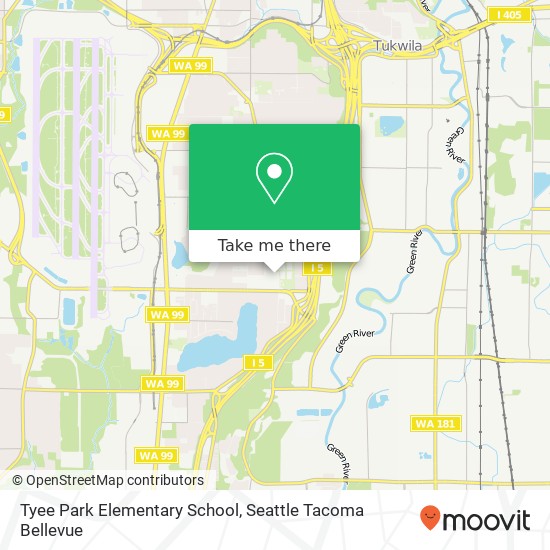 Mapa de Tyee Park Elementary School