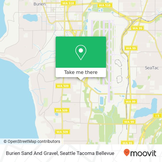 Burien Sand And Gravel map