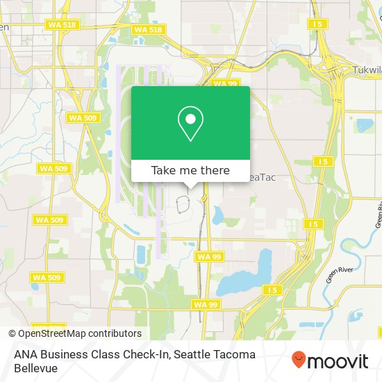 Mapa de ANA Business Class Check-In