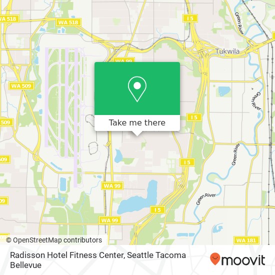 Mapa de Radisson Hotel Fitness Center