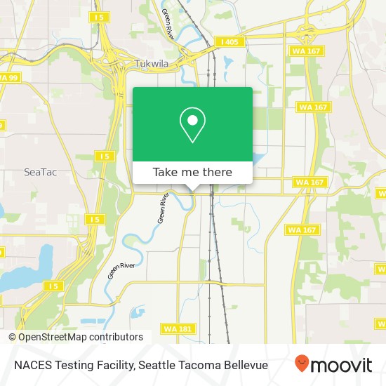 Mapa de NACES Testing Facility