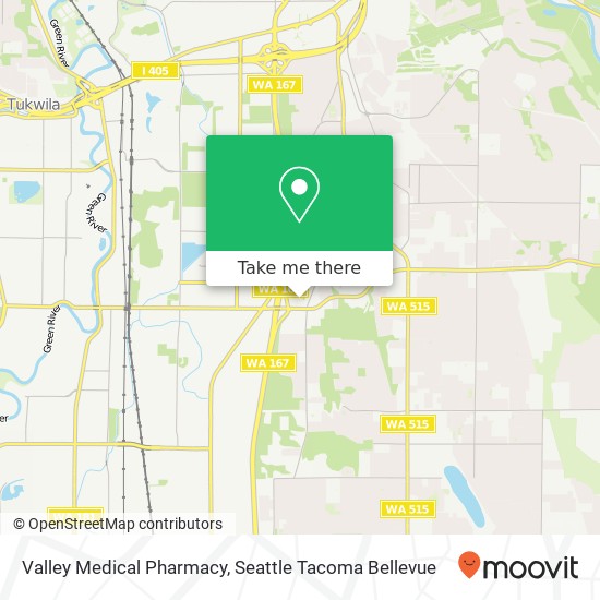 Mapa de Valley Medical Pharmacy