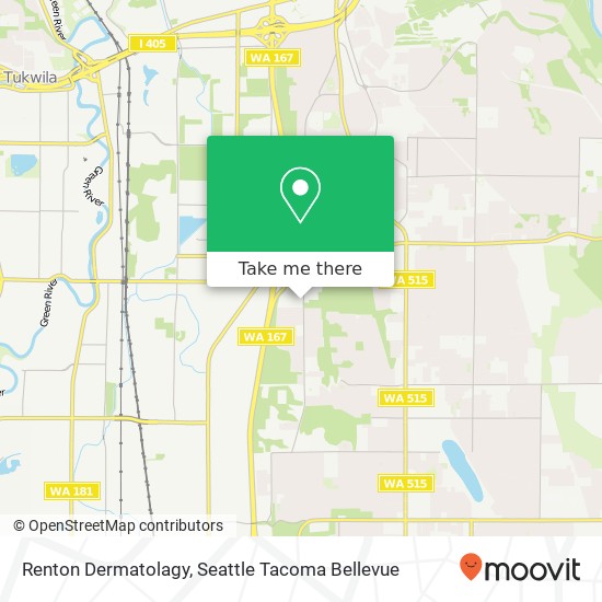 Renton Dermatolagy map