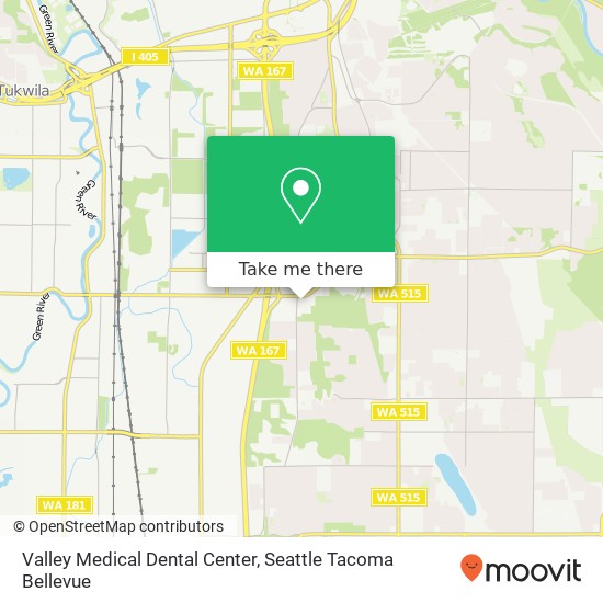 Valley Medical Dental Center map