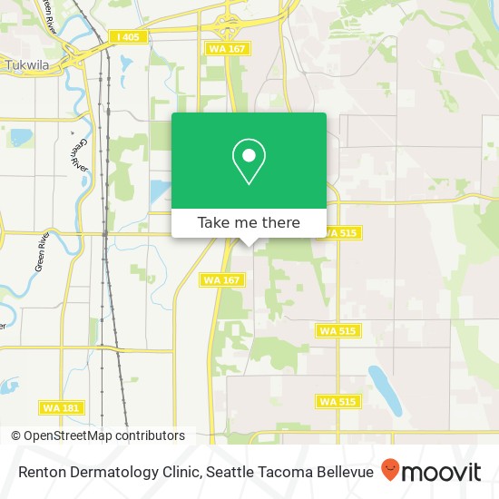Renton Dermatology Clinic map