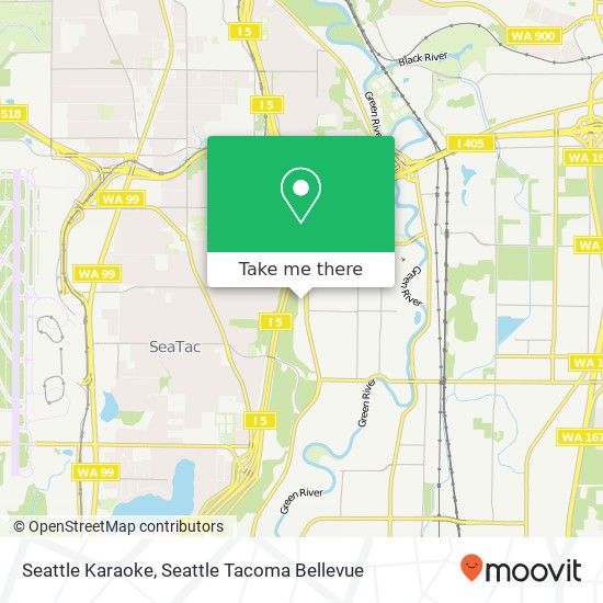 Seattle Karaoke map