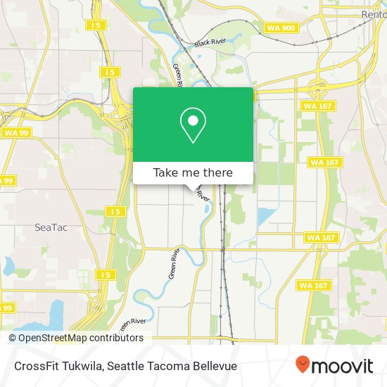CrossFit Tukwila map