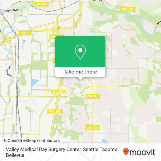 Mapa de Valley Medical Day Surgery Center